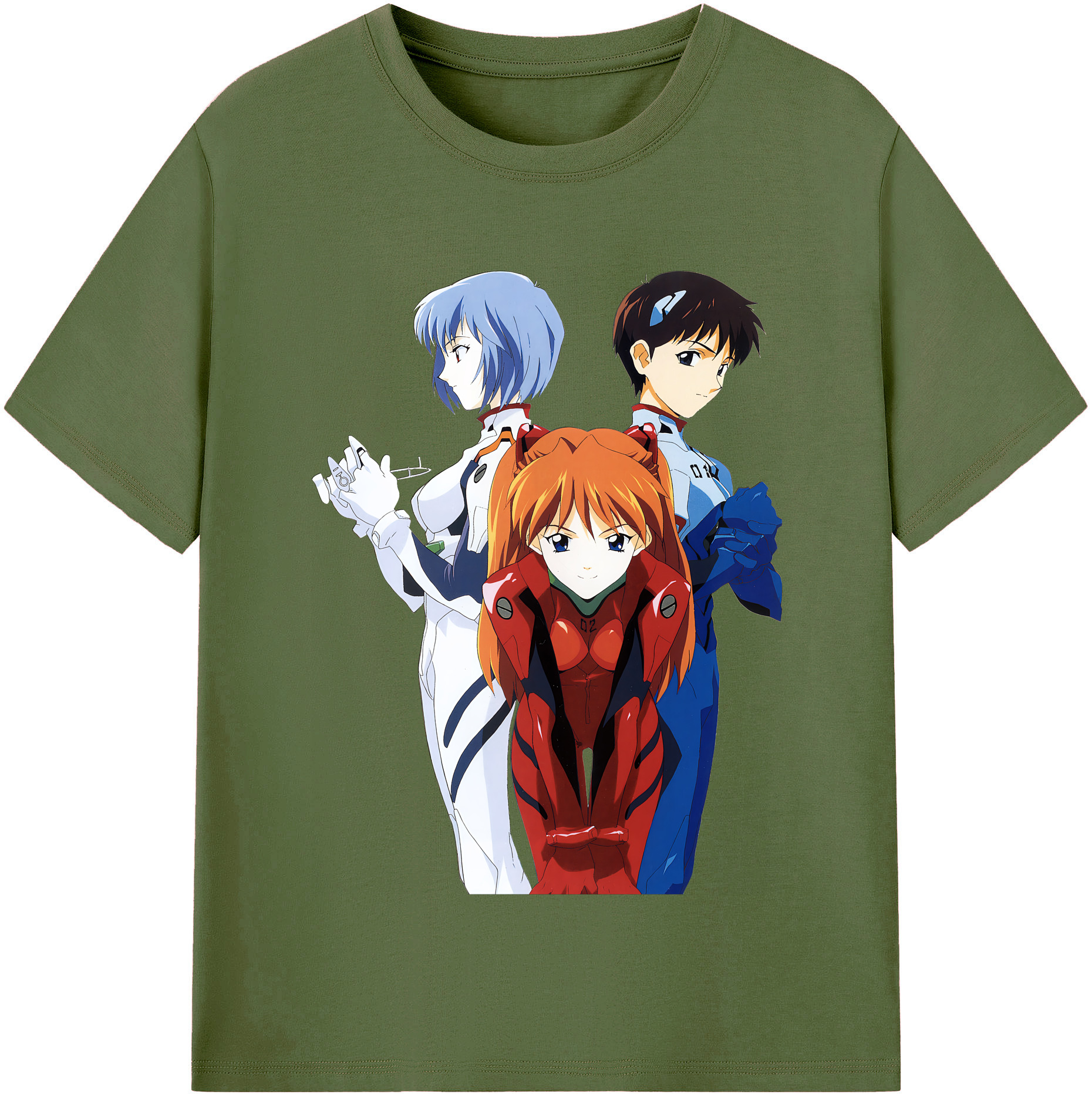 （画像用） EVA 新世紀エヴァンゲリオン 綿100％半袖Tシャツ（フロントプリント）